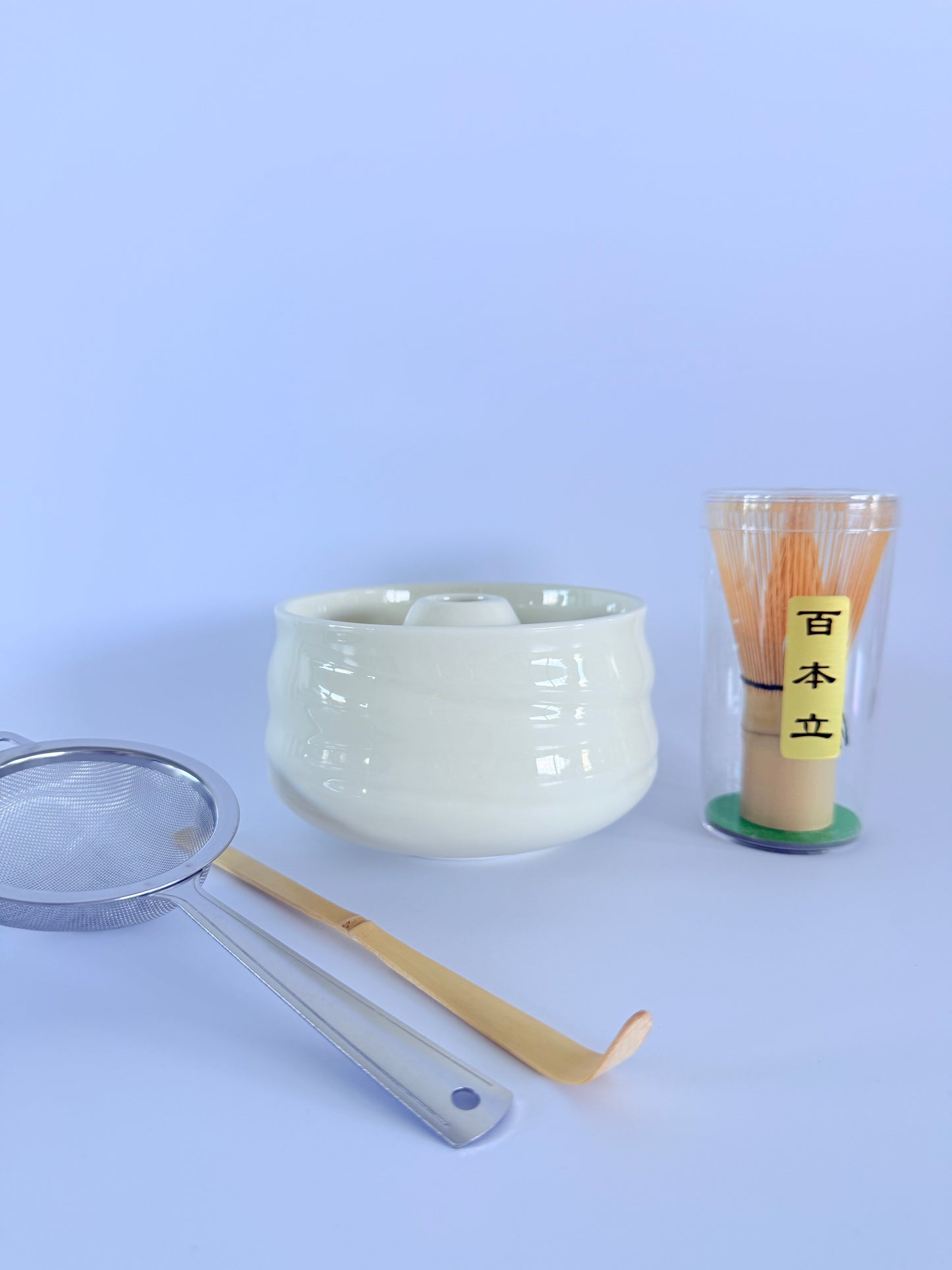Matcha Set (5 Pieces): White Zen